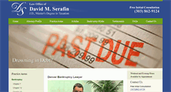 Desktop Screenshot of davidserafinlaw.com