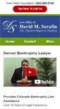 Mobile Screenshot of davidserafinlaw.com