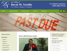 Tablet Screenshot of davidserafinlaw.com